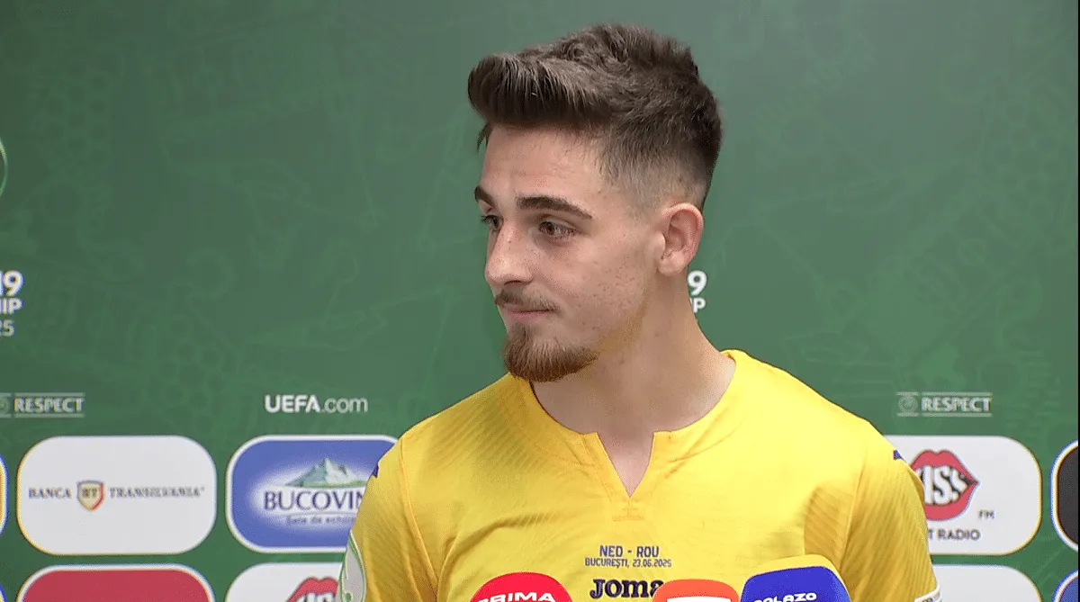 David Barbu, dezamăgit după eliminarea României U19 de la EURO: "Nu ne-am ridicat la nivelul la care a trebuit"