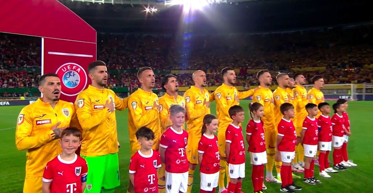 Emoție pe Stadion: Tricolorii și Fanii Crează un Moment Epic Cântând 'Deșteaptă-te, române!' în Fața a 15.000 de Oameni!