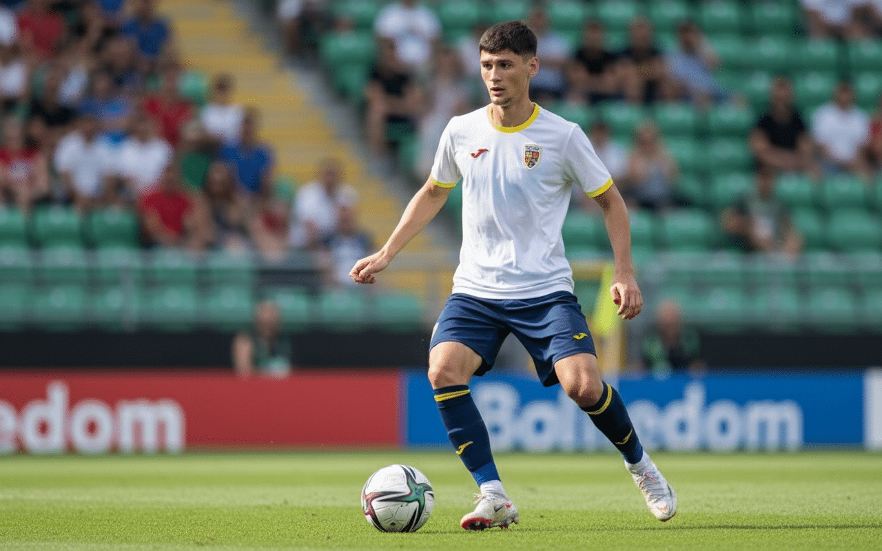 Vladislav Blănuță, ținta ouălor aruncate de suporterii lui Dinamo Kiev