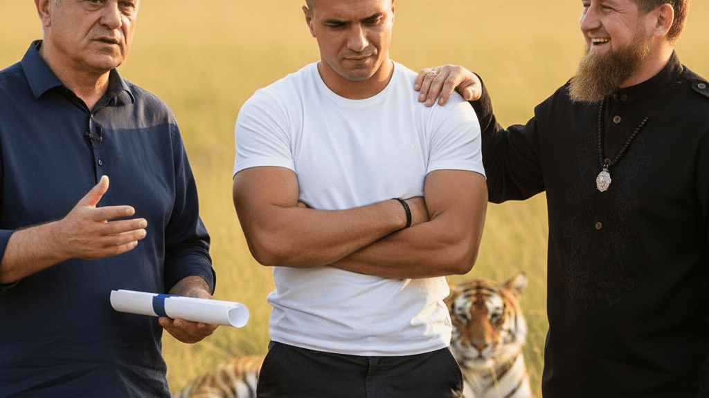 Becali, dezvăluiri uluitoare despre Kadîrov: Tigru și dolari pentru Pancu