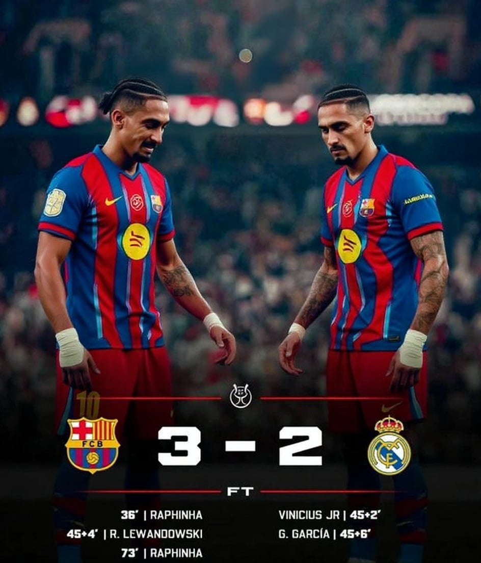 Barcelona ridică Supercupa Spaniei după un El Clasico incendiar cu Real Madrid