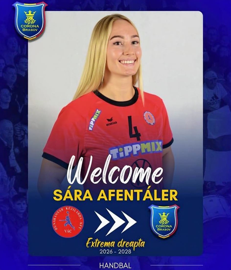 Bombă în handbalul românesc: Corona Brașov o aduce pe Sára Afentáler!