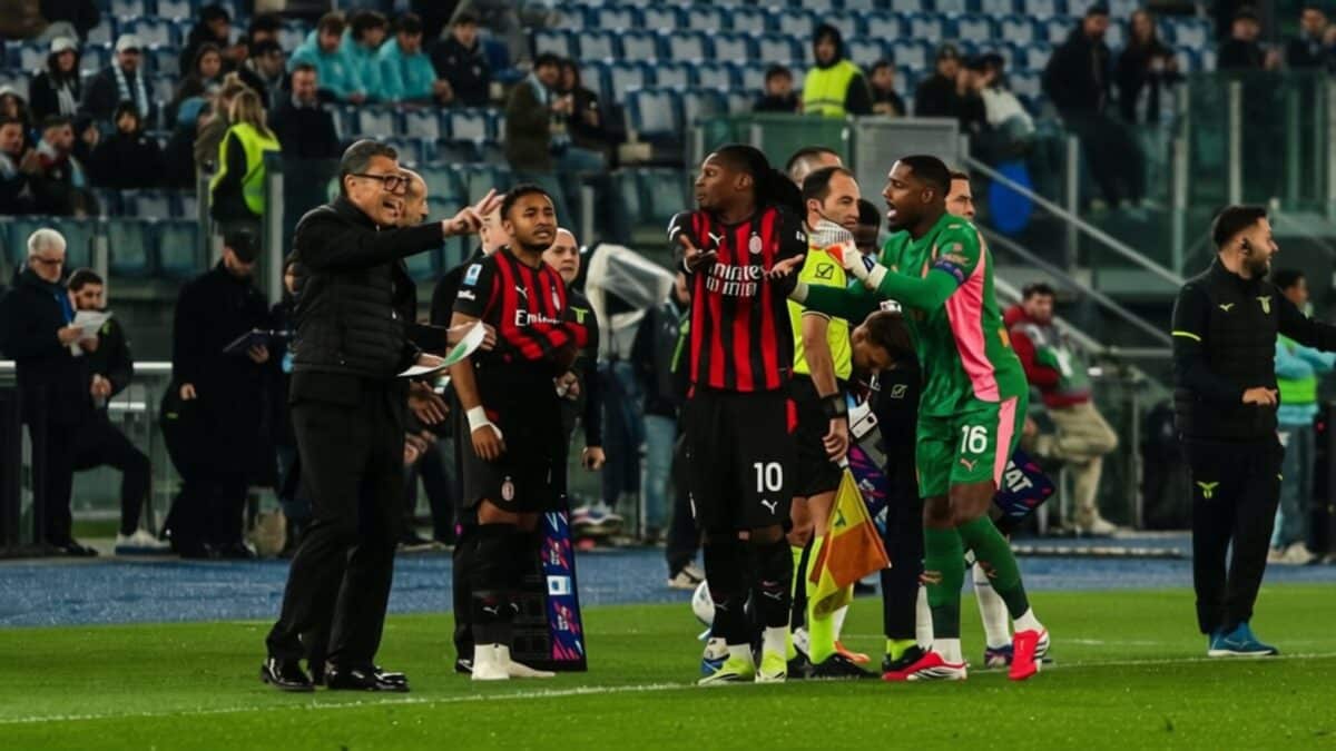 Milan pierde cu Lazio 0-1 și explodează vestiarul, Leao a făcut scandal la schimbare