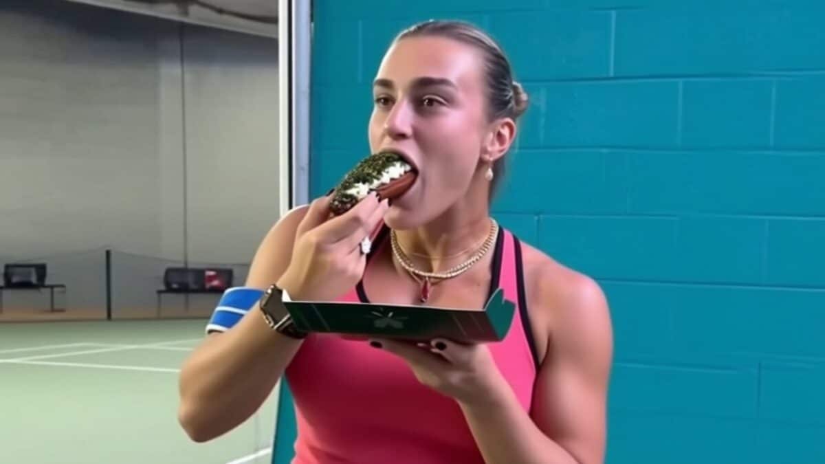 Aryna Sabalenka a gustat un hot-dog de 100 de dolari. Reacția a fost fabuloasă