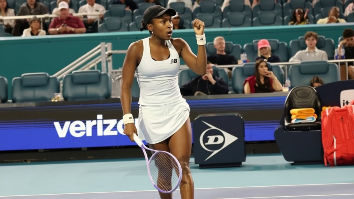Coco Gauff numărul 4 WTA o avertizează pe Cîrstea înainte de meciul de la Miami