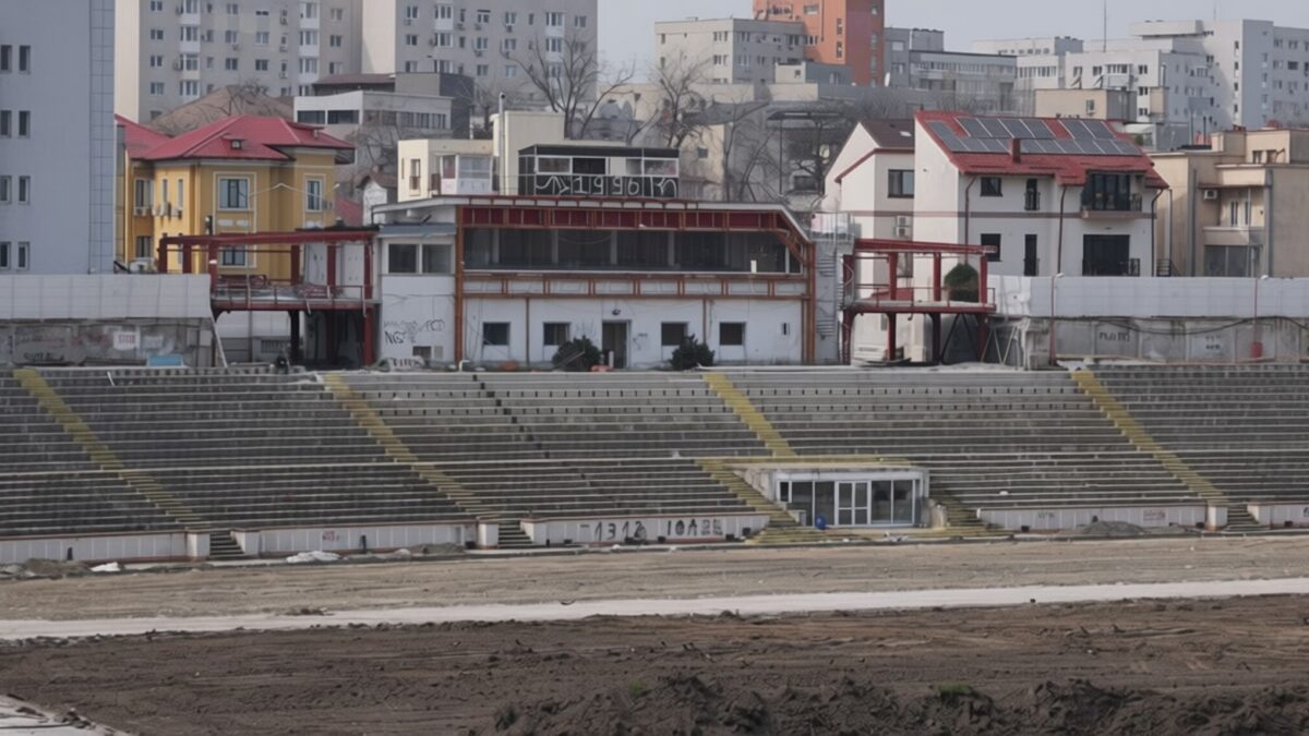 Lucrările la stadionul Dinamo, oprite. Noul termen pentru arena de 25.000 de locuri