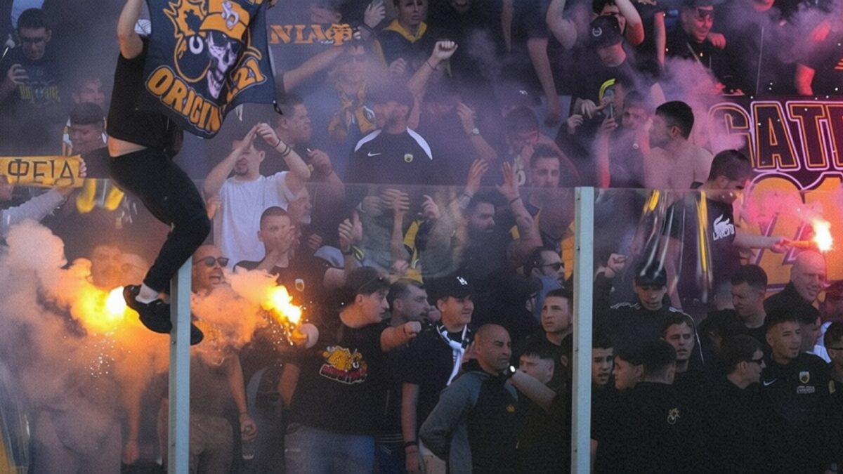 8.000 de fani au invadat antrenamentul AEK înaintea derby-ului pentru titlu