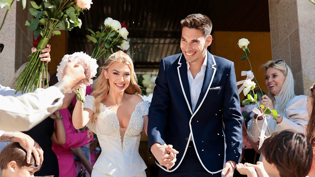 Andreea Bălan s-a căsătorit cu tenismenul Victor Cornea la 41 de ani