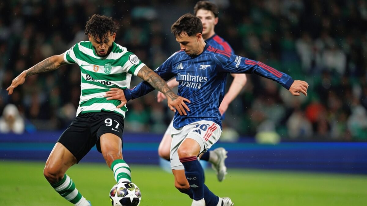 Arsenal are 1-0 cu Sporting dar Arteta se confrunta cu 5 absente importante