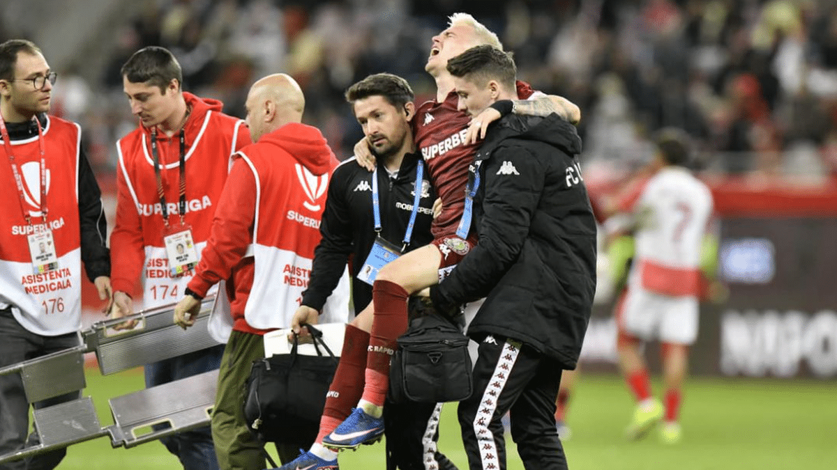 Rapid confirmă coșmarul lui Petrila out tot sezonul după 36 de meciuri