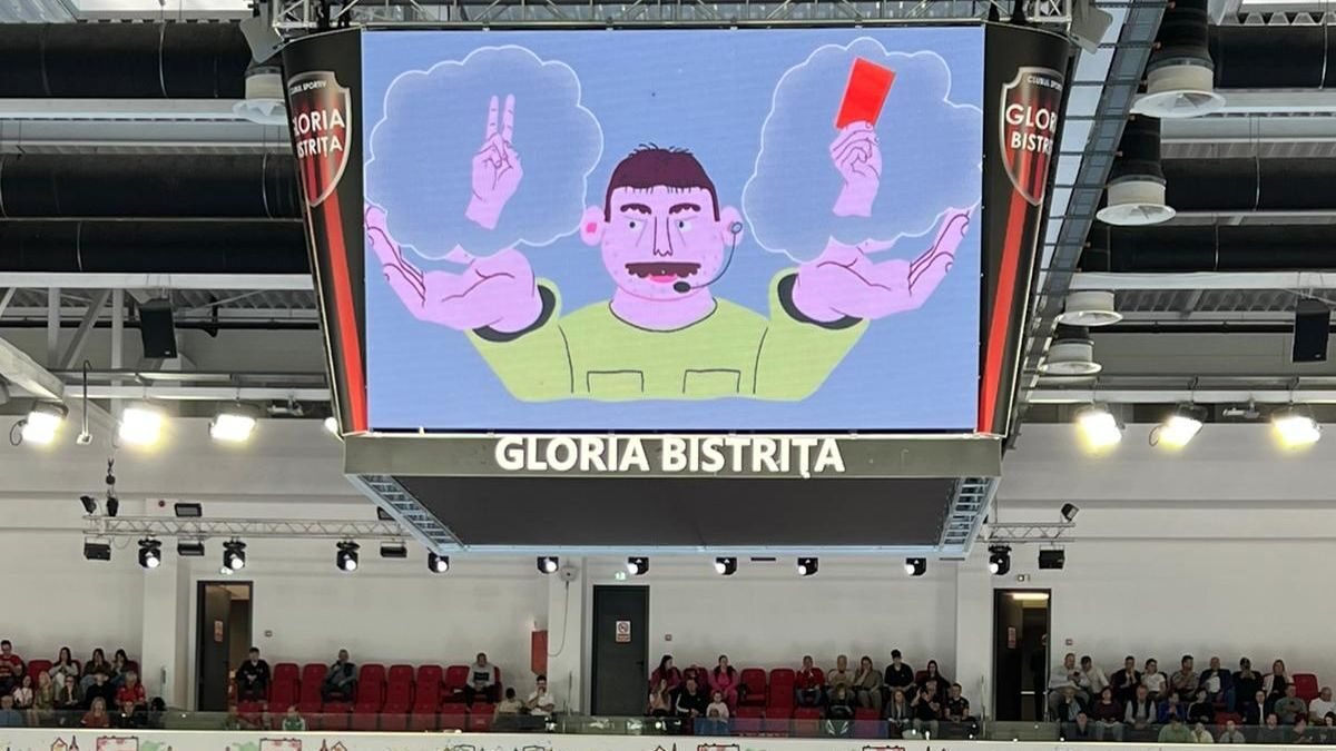 Inițiativa EHF care educă fanii în sala de 3000 de locuri de la Bistrița