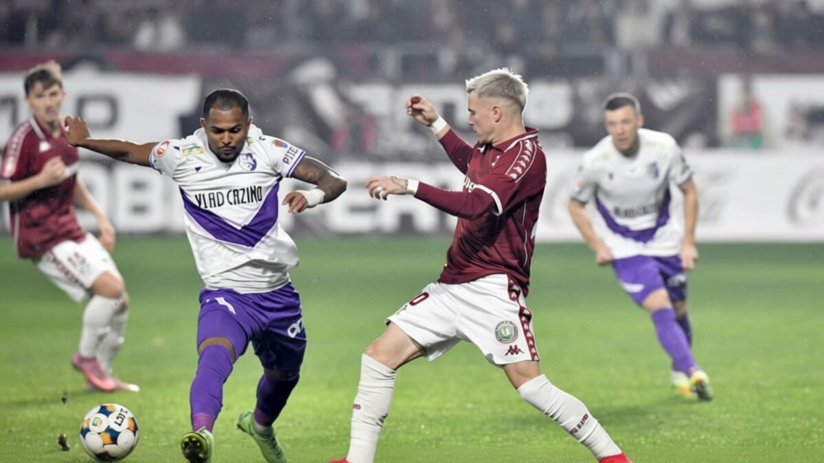 Rapid riscă a treia înfrângere la rând în meciul cu FC Argeș din Giulești
