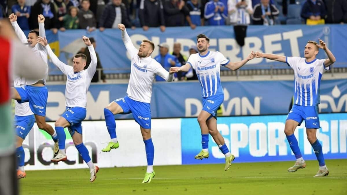 Oltenii visează la titlu după 2-0 cu CFR Cluj – avem față de campioană!
