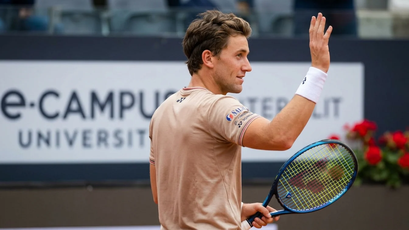 Casper Ruud trece de Khachanov in 3 seturi la Roma. Norvegianul se califica in semifinale