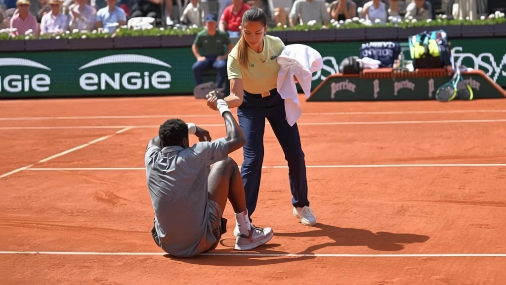 Daniel Vallejo ataca arbitra la Roland Garros. Moise Kouame invinge în 5 seturi