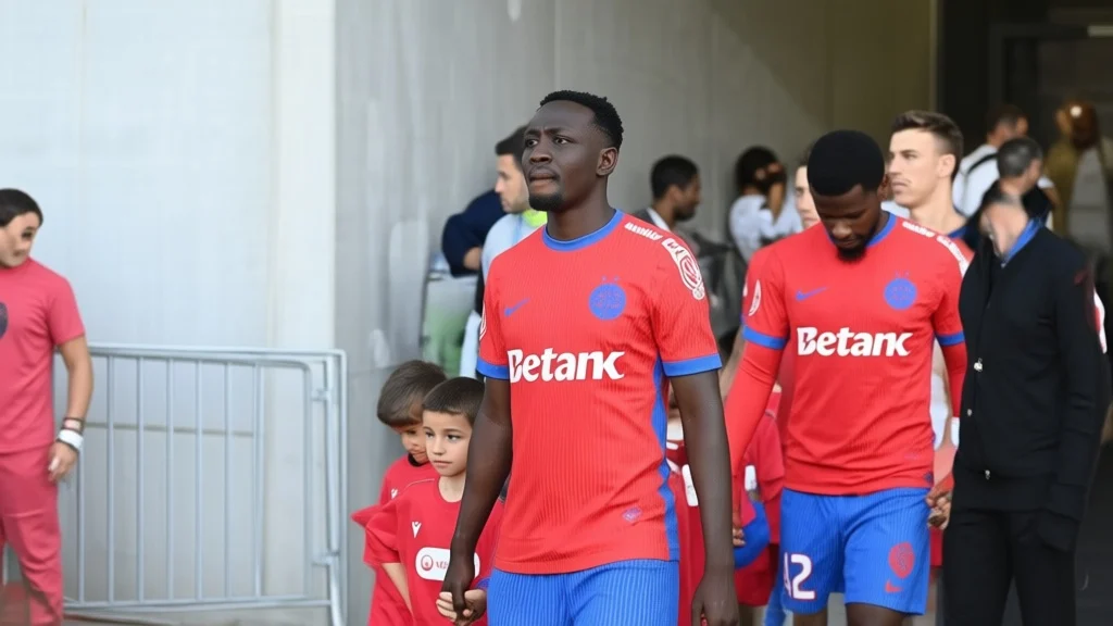 FCSB se desparte de Baba Alhassan inaintea barajului cu Dinamo. Mijlocasul paraseste echipa definitiv