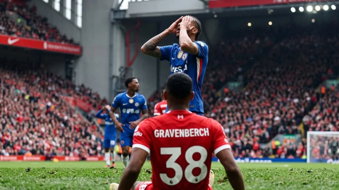 Liverpool. Chelsea 1-1. Fernandez marcheaza in minutul 35 si aduce un punct pe Anfield