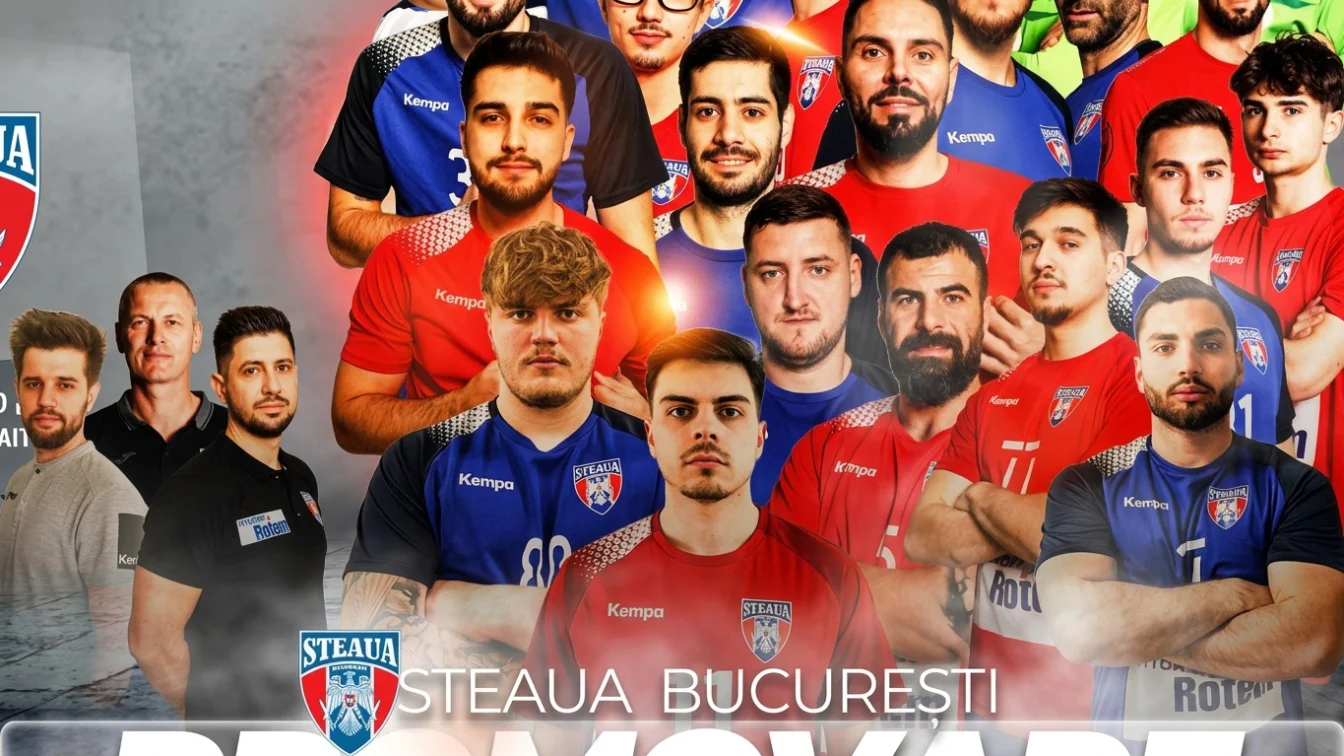 Steaua București invinge CSM Oradea 39-26 și promoveaza în Liga Zimbrilor. Echipa revine dupa un an