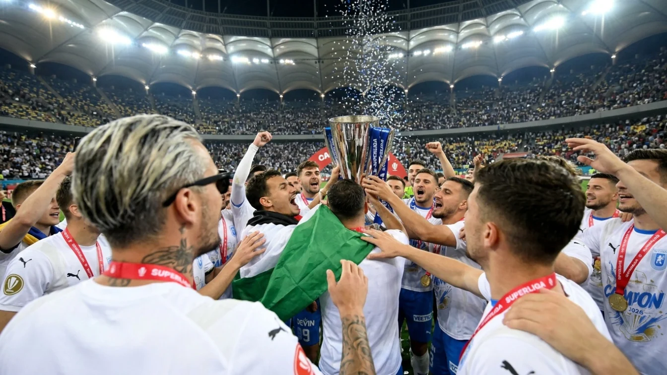 24 de jucatori și 4 antrenori de la Universitatea Craiova devin cetateni de onoare dupa event